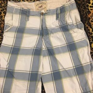 Hollister plaid shorts